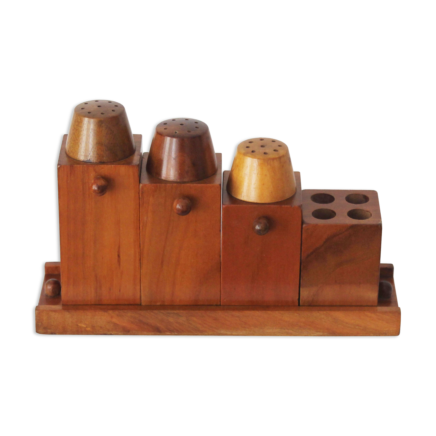 Condiment set by Krasna Jizba 1950