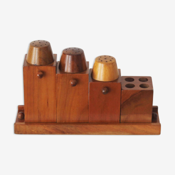 Condiment set by Krasna Jizba 1950