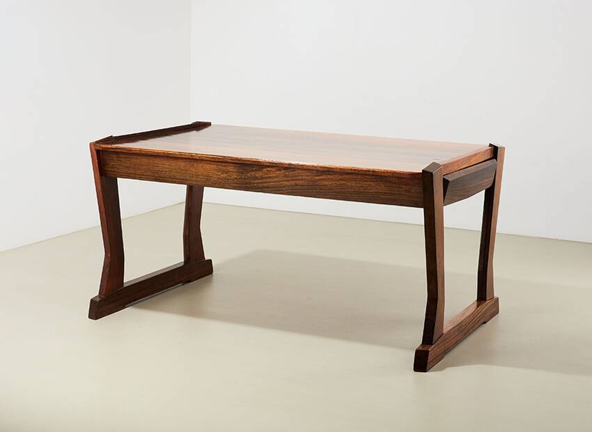 Anthroposophic Dining Table in Tigerwood 1930s/40s