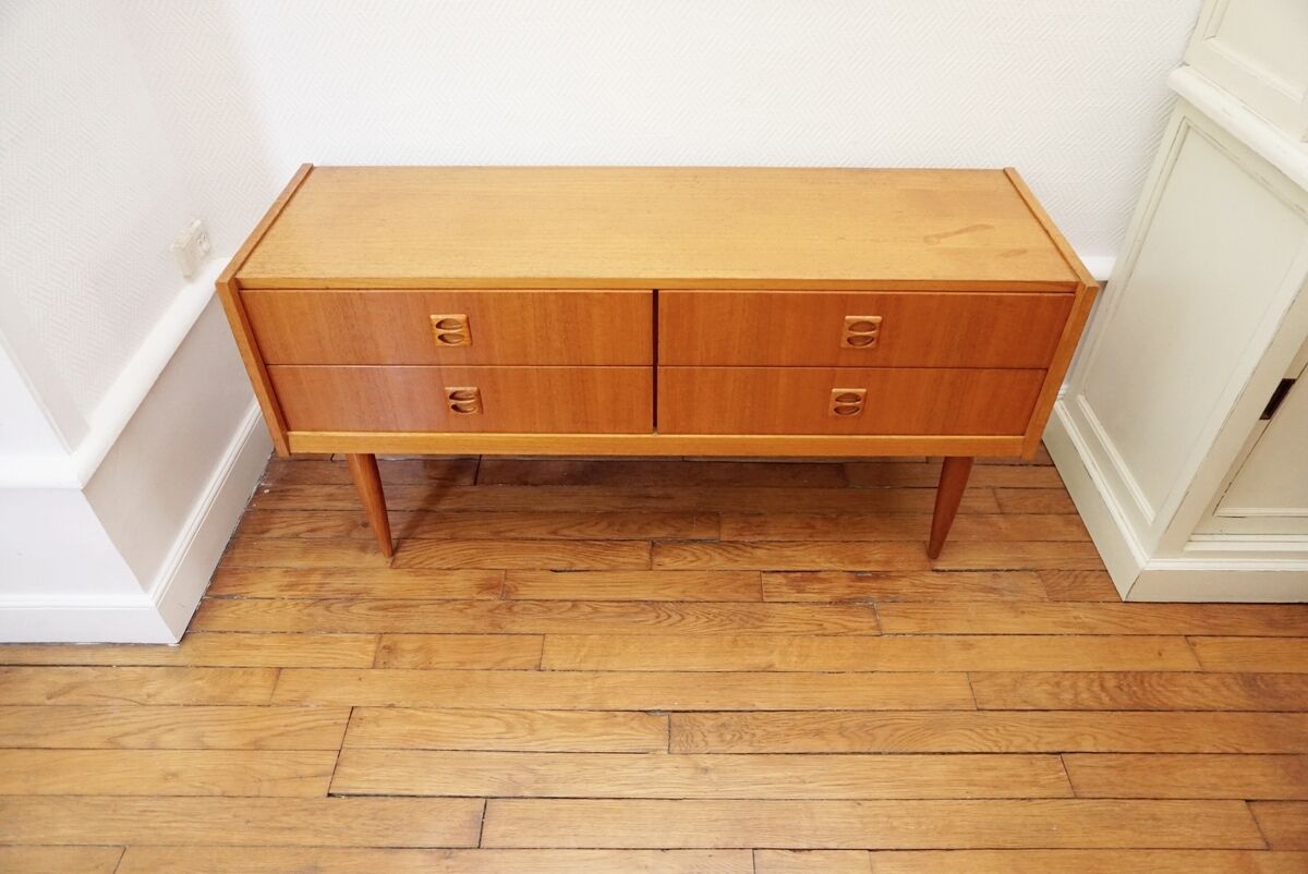 Scandinavian teak TV cabinet