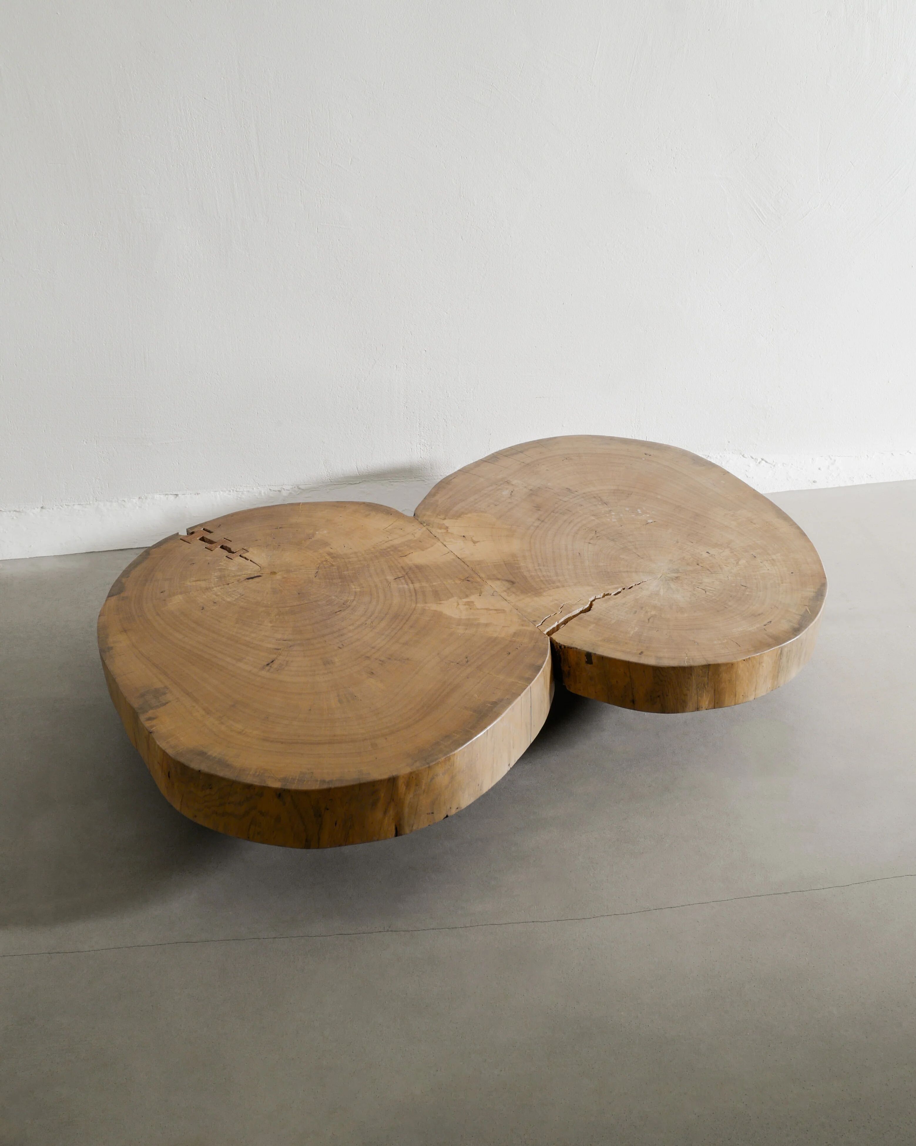 MId Century Brazilian Sculptural Wooden Low table, 1960s