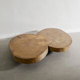 MId Century Brazilian Sculptural Wooden Low table, 1960s