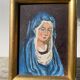 Petite peinture de vierge / tableau ancien