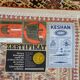 oriental vintage Keshan carpet Adoros, Persian carpet 86 x 180 cm