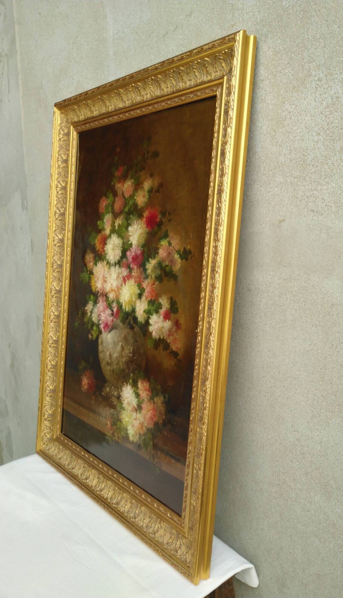 Still life with flowers Frans Backvis (1857-1926 ) Oil on canvas