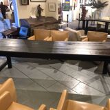 Large old table in blackened pine