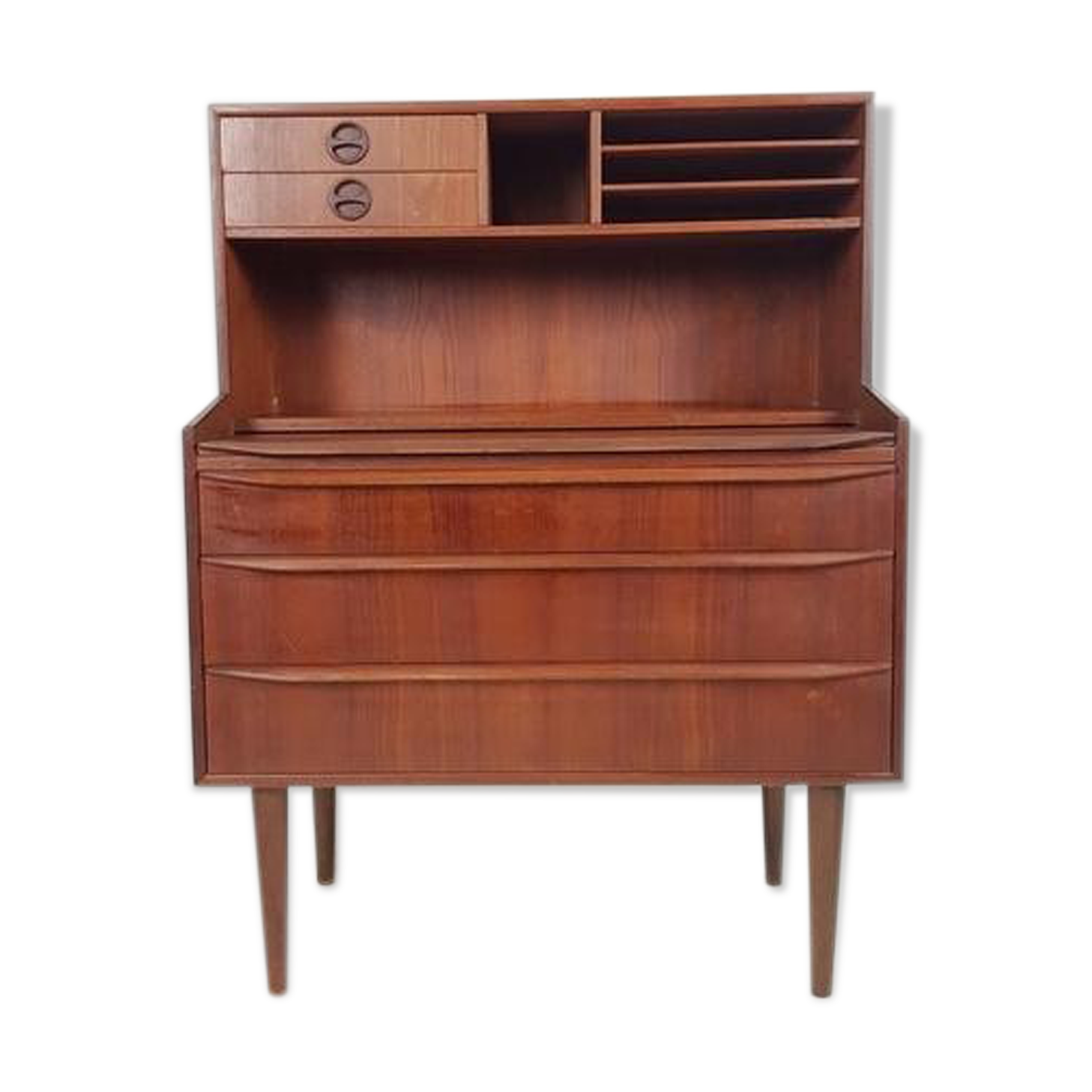 Vintage Danish teak secretary