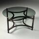 Rattan coffee table vintage