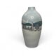 Royal Copenhagen (attributed to) 20th century polychrome porcelain vase