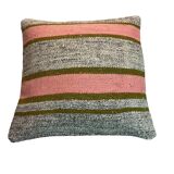 Vintage turkish kilim cushion cover , 40 x 40 cm