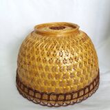 Wicker rattan pendant lampshade