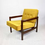 Fauteuil Vintage en Olive Jaune, 1970s