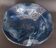Ceramic fruit bowl in glazed terracotta signed Ceramp, 20th century