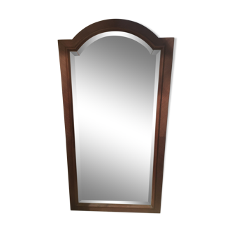 Walnut veneer mirror 85x165cm