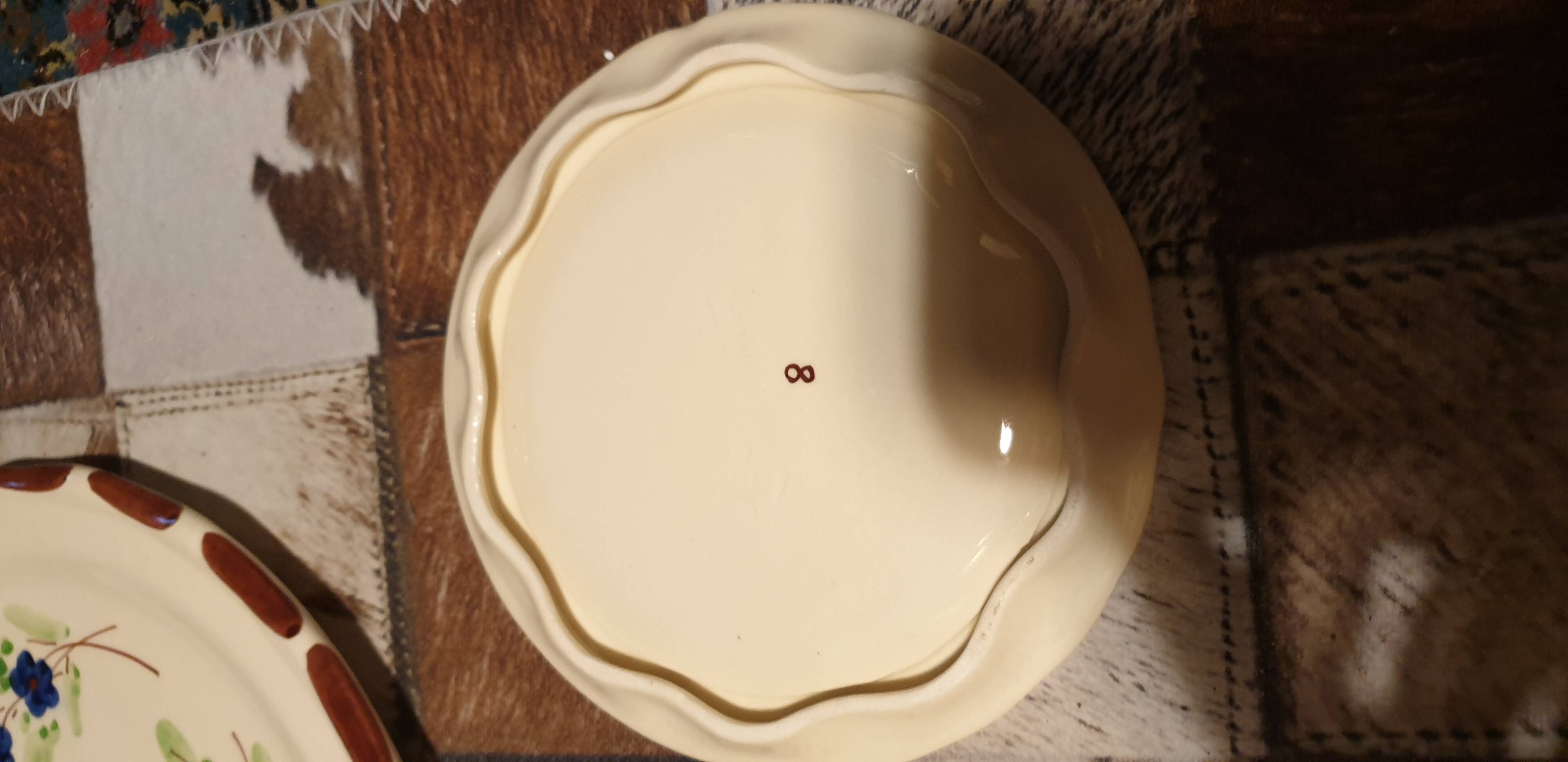 Assiettes dessert vintage