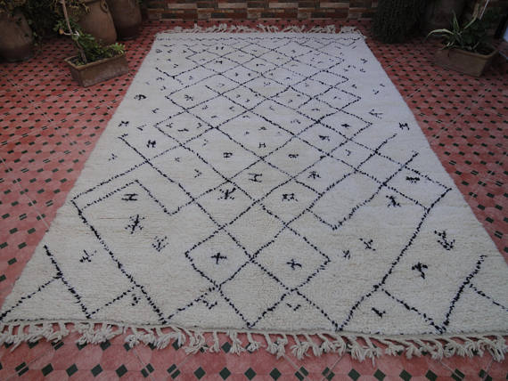 Beni ourain carpet 303 x 195 cm