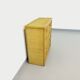 Vintage rattan and rattan chest of drawers from the 70s