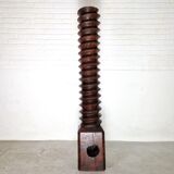 Sculptural antique wine press, France 19th century