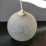 Hanging old vintage multilayer glass ball