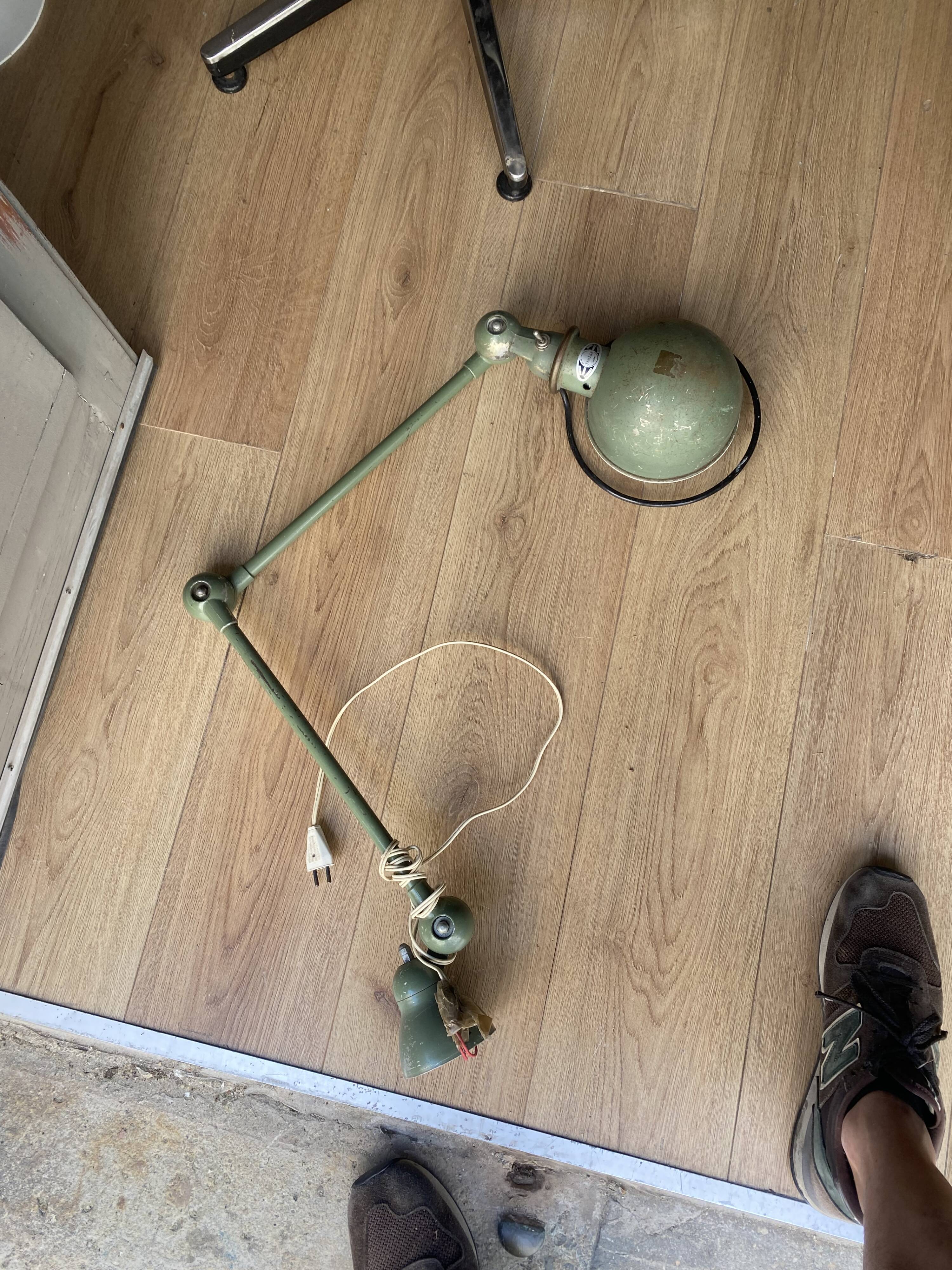Large old Jielde wall light from the 60s