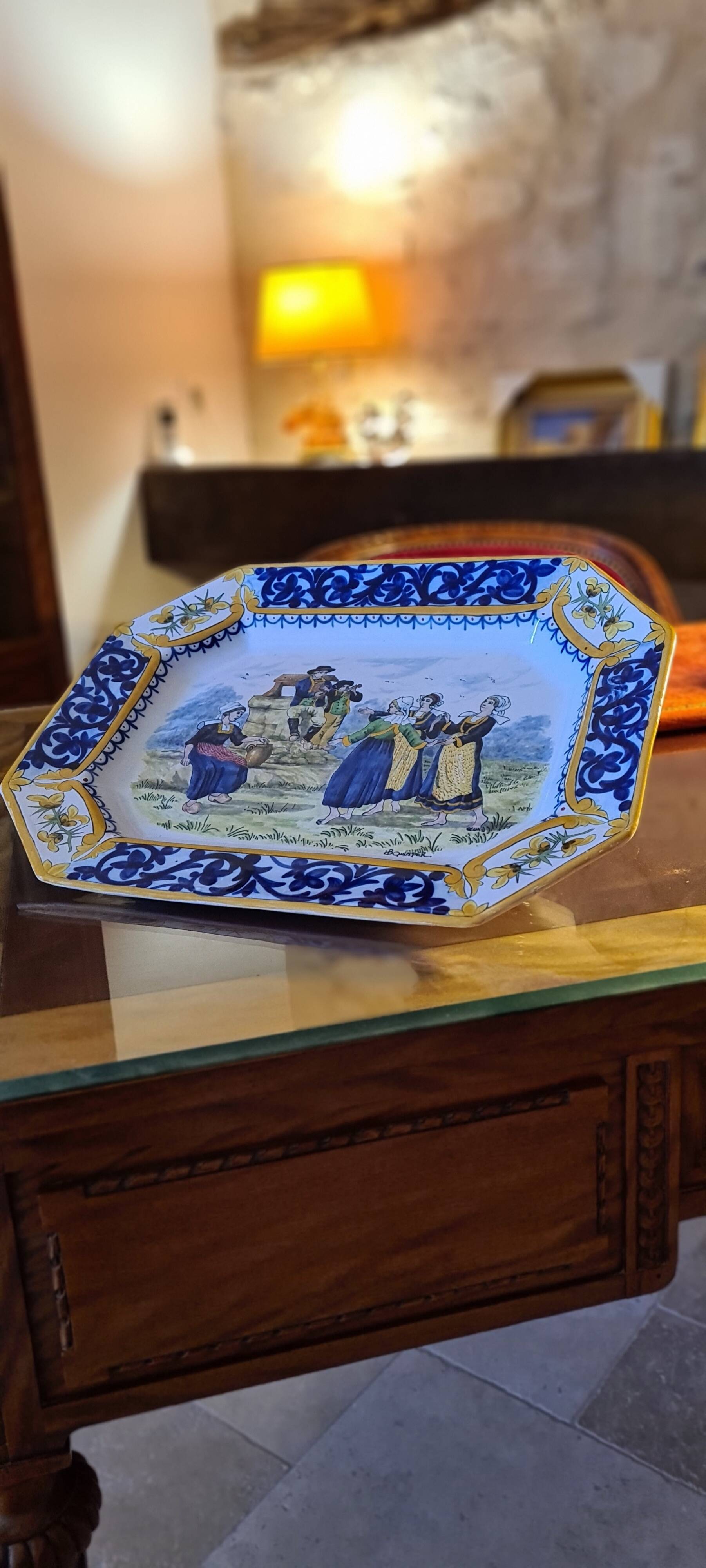 Large Breton dish