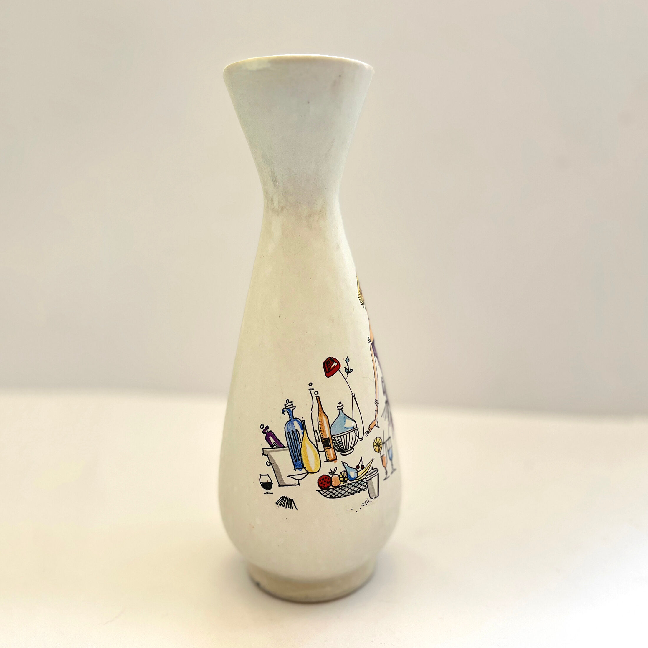 Interesting Bay Keramik ceramic vase, Germany 1970s