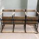 3-seater folding theatre bench