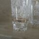 4 vintage water glasses