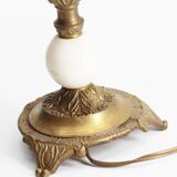 Pied de lampe en laiton vintage