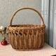 Panier en osier vintage