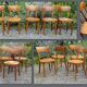 Set 6 chairs bistro Horgen-Glarus Switzerland 60s