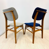 Set of four dining chairs