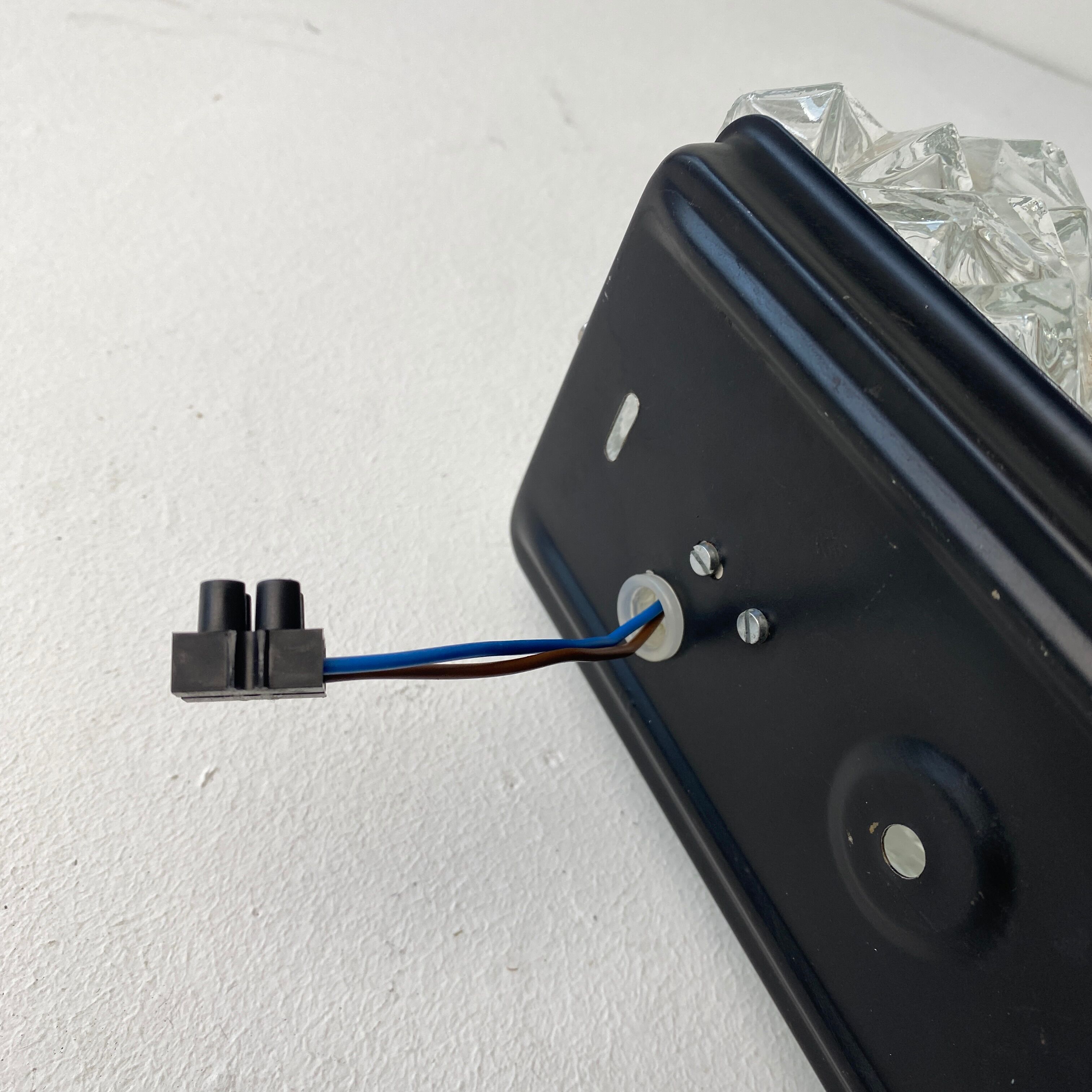 Vintage rectangular wall lamp