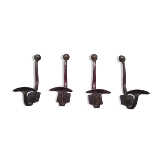 Series of four patères