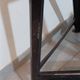 Tabouret métal & bois dans le style de Rowac années 1950/60. industriel
