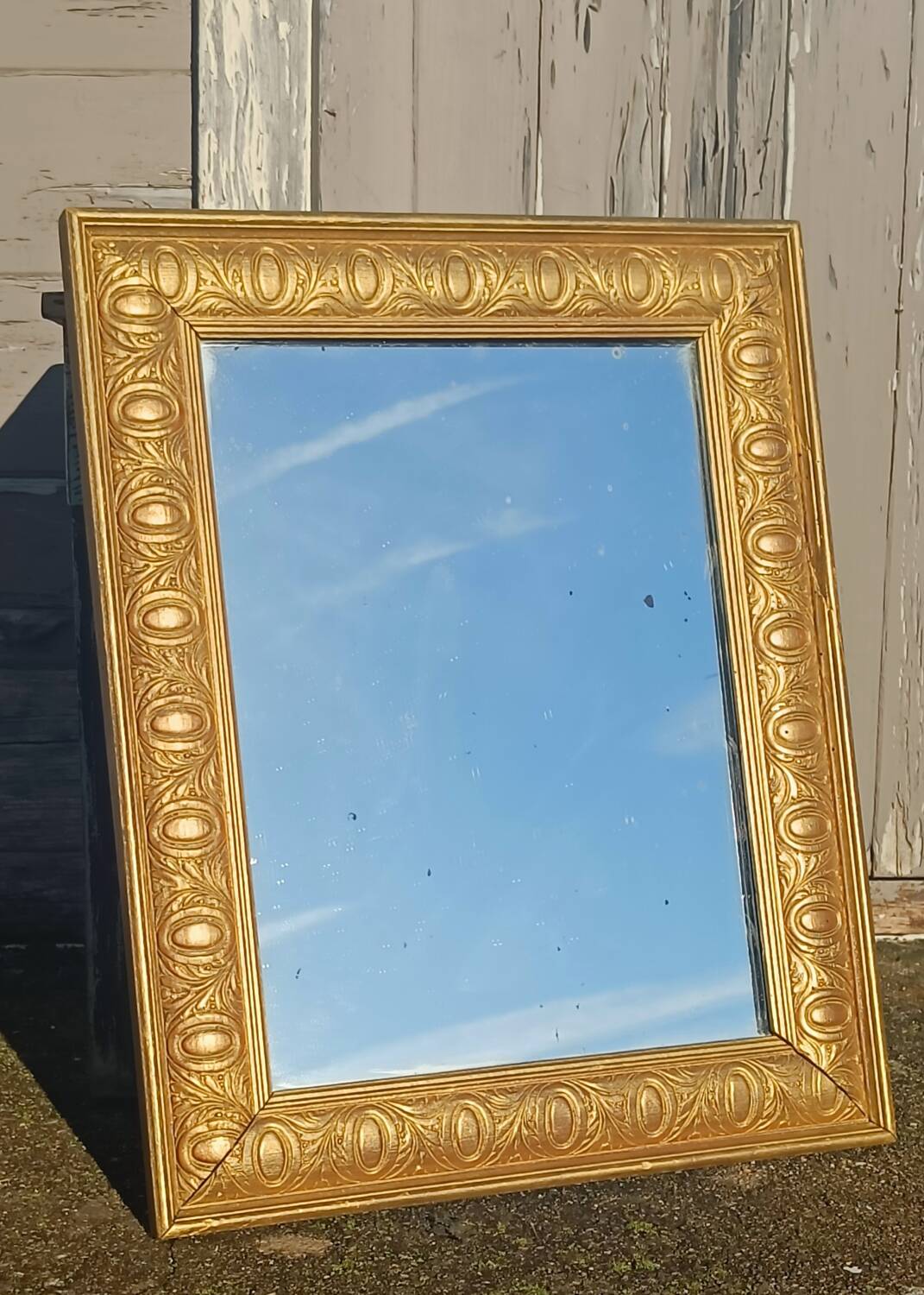 Antique gilded mirror