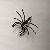 Handcrafted metal scorpion sculpture, curiosity cabinet, arthropod object