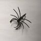 Handcrafted metal scorpion sculpture, curiosity cabinet, arthropod object