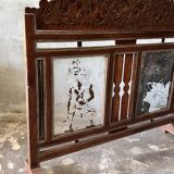 Small Indonesian screen in carved wood H:104 L:106