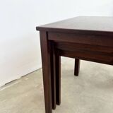 Nest of tables in rosewood, Denmark, 1960s.