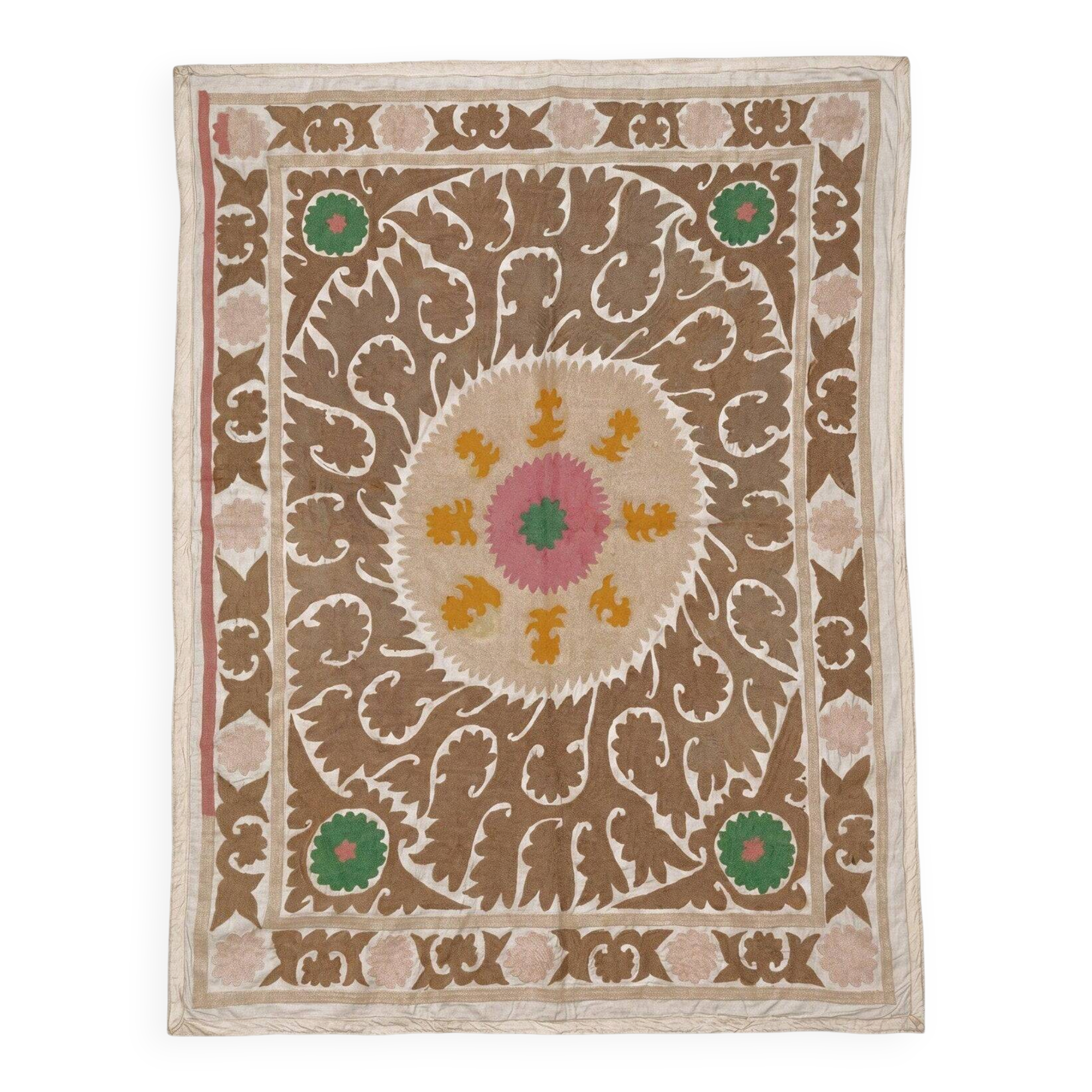 Vintage hand-embroidered tablecloth 116x160 cm