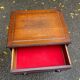 English Chippendale wooden bedside table
