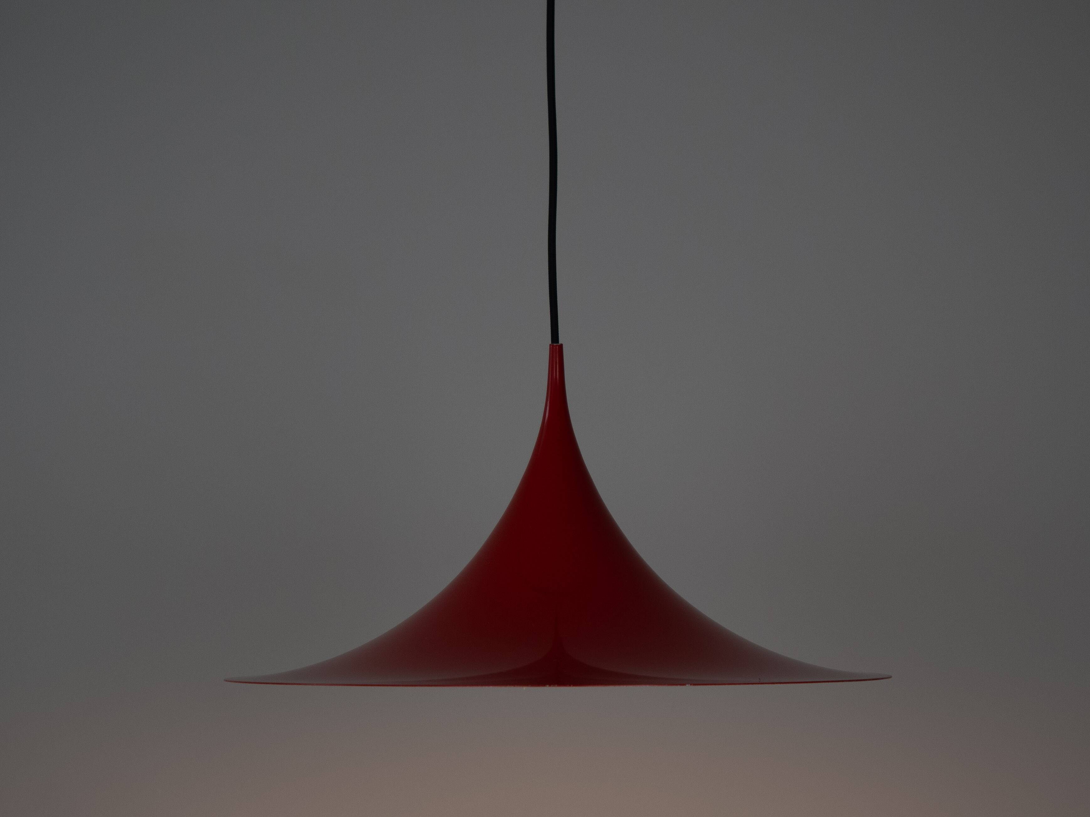 Danish vintage Semi lamp by Bonderup and Thorup, 1968