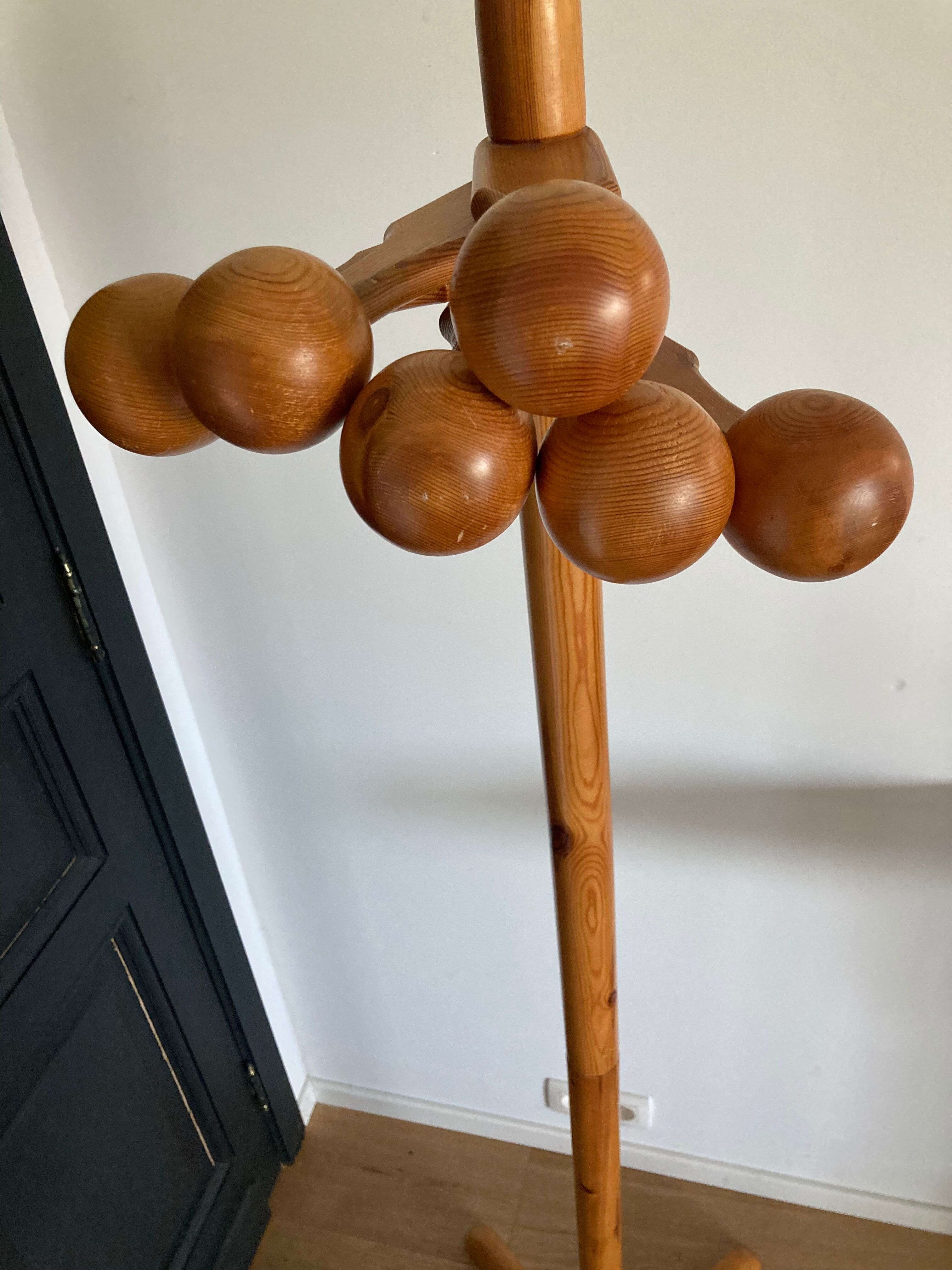 Danish coat rack space age 1960