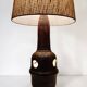 Stoneware lamp from Puisaye