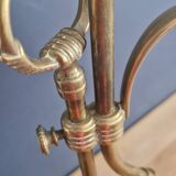 Art Nouveau table lamp with tulip shade