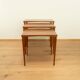 Set of 3 nesting tables, walnut with beech, vintage from the 60s