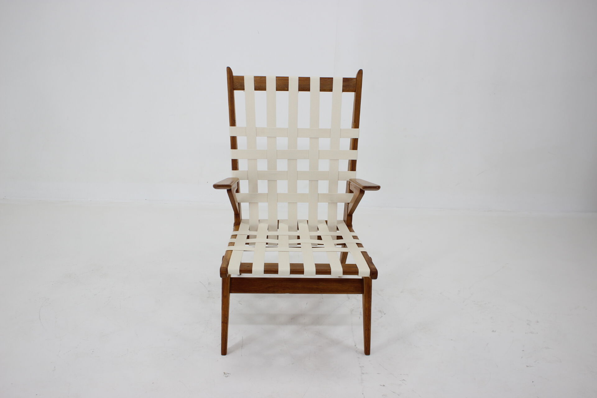 1960s Oak Armchair by Krásna Jizba, Czechoslovakia