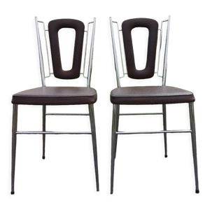 Paire de chaises vintage