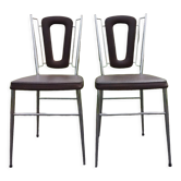 Paire de chaises vintage